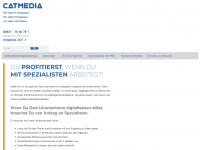 catmedia.de Webseite Vorschau