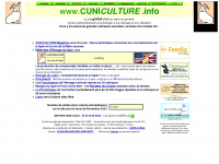 cuniculture.info Webseite Vorschau