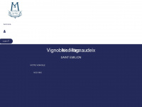 vignobles-magnaudeix.com Webseite Vorschau