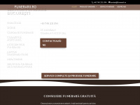 funerarii.ro Webseite Vorschau