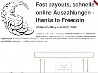 freecoin.ch Webseite Vorschau