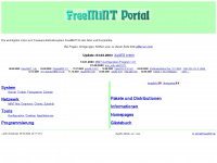 freemint.de Webseite Vorschau