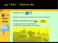 taxi-freiberg.de Webseite Vorschau