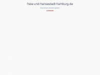 freie-und-hansestadt-hamburg.de Webseite Vorschau