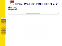 freie-waehler-ebnet.de Webseite Vorschau