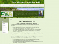 freie-waehler-auenwald.de Webseite Vorschau