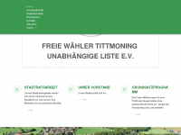 freie-waehler-tittmoning.de Webseite Vorschau
