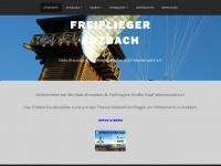 freiflieger-arzbach.de Webseite Vorschau
