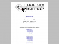 freischuetzen-nunningen.ch Webseite Vorschau