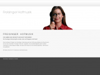 freisinger-hofmusik.de Webseite Vorschau