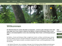 freizeitwald.ch Webseite Vorschau