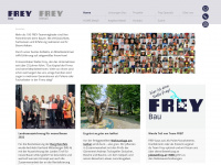 frey-bau.at Webseite Vorschau