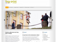 frey-print.ch Webseite Vorschau
