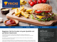 fricke-gastronomie.de Webseite Vorschau