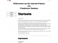 friedemann-seebass.de Webseite Vorschau