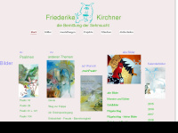 friederikekirchner.de Webseite Vorschau