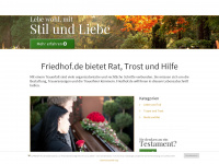 friedhof.de Webseite Vorschau