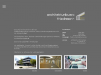 friedmann-architekturbuero.de Webseite Vorschau