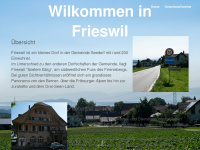 frieswil.ch Webseite Vorschau