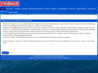 frionor.ch Webseite Vorschau