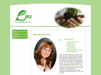 pflanzenpflege-lau.de Webseite Vorschau