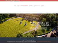 goslarer-bimmelbahn.de Webseite Vorschau