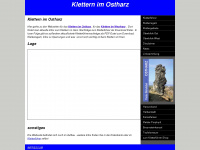 ostharz.info Webseite Vorschau