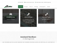 autoland-harz.de Webseite Vorschau