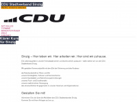 cdu-sinzig.de Webseite Vorschau
