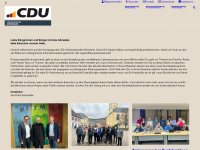cdu-aw.de Webseite Vorschau