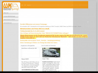 wk-reisemobile.de Webseite Vorschau