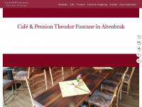 cafe-pension-fontane.de Webseite Vorschau