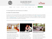 hotel-harzerhof.de Webseite Vorschau