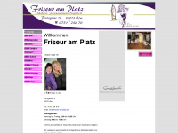 friseur-am-platz.de Webseite Vorschau