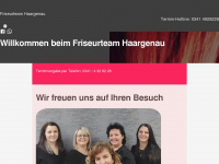 friseur-team-haargenau.de Webseite Vorschau