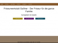 friseurwerkstatt-team-gassner.de Webseite Vorschau