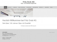 fritzgrobag.ch Webseite Vorschau