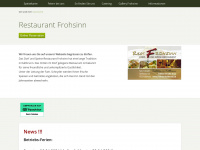 frohsinn-kaltbrunn.ch Webseite Vorschau