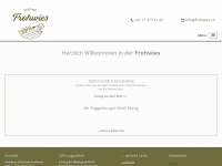 frohwies.ch Webseite Vorschau