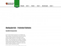 fruechtehof.ch Webseite Vorschau