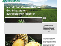 frutco.ch Webseite Vorschau