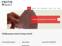 frutiggwaerb.ch Webseite Vorschau
