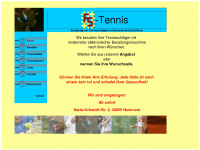 fs-tennis.de Webseite Vorschau