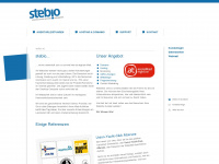 stebio.at Webseite Vorschau