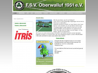 fsvoberwalluf.de Webseite Vorschau