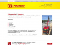 ft-transporte.at Webseite Vorschau