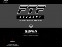 ftf-records.de Webseite Vorschau