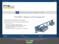 ftw-magnet-gmbh.de Webseite Vorschau