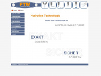 ftw-walter.de Webseite Vorschau