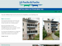 fuchs-metallbau.ch Webseite Vorschau